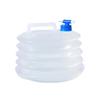 Cubo de Plástico Plegable en Stock, Cubo Redondo Grande para Almacenamiento de Agua, Cubo Pequeño para el Hogar con Tapa, Tipo Portátil de Mano
