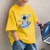 Novedad 2026 Camisetas de Algodón Puro para Niños, Ropa de Verano de Moda para Niños Mayores, Camisetas de Manga Corta Frescas y Elegantes para Niños en Verano