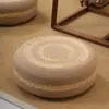 Cojín de Meditación Tatami Estilo Japonés, Esterilla Redonda para el Suelo, Esterilla Tejida de Ratán para Balcón, Esterilla Tejida de Paja