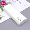 Estuche de Cuero Sencillo de Nuevo Estilo de Gama Alta para Gafas, Estuche de Gafas Resistente a la Presión de Gran Capacidad, Caja de Almacenamiento de Moda de Gama Alta