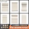 Zoclos Decorativos de Madera de Lujo Personalizados para Uso Residencial, Moldura de Esquina para Piso de Madera Blanca, Zoclo de Madera de Ingeniería