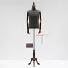 Maniquíes de utilería para tienda de ropa masculina estilo coreano, maniquí de medio cuerpo para escaparate masculino, soporte de exhibición para trajes y vestidos de tienda de ropa, de cuerpo completo