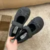 Sapatos Peludos Estilo Fada com Laço para Mulheres, Nova Moda Outono 2026 Sapatos Rasos Versáteis de Lã