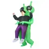 Disfraz Inflable de Alien Abrazando a una Persona Disfraz de Cosplay para Fiesta de Halloween Accesorios Divertidos Entrega Directa de Fábrica