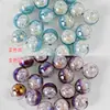 Cambio de Color 16mm Flor de Nube 2.5 Agujero Recto Cuentas Redondas para Bolígrafos con Cuentas, Pulseras, Cadenas para Vasos, Materiales para Joyería DIY