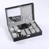 Vitrina Transfronteriza para 6-12 Niñas, Relojes Coleccionables de PU, Uso Doméstico, Gama Alta, Exquisita, Portátil