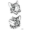 Pequeños fabricantes de calcomanías de tatuajes frescos en stock calcomanías de tatuajes estilo ins Harajuku coreano calcomanías de tatuajes suministro de fábrica de Amazon