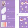 Cuaderno de Hojas Sueltas A6 al por Mayor Transfronterizo, Planificador Desmontable, Cuaderno de Hojas Sueltas Creativo de PVC, Planificador de Presupuesto en Efectivo Financiero