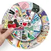 50 leitura grafite personalidade desenho animado leitura transfronteiriça tendência criativa DIY skate bagagem adesivos à prova d'água