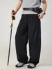 Pantalones Casuales Resistentes al Agua para Hombre para Exteriores, Temporada de Primavera, Corte Holgado, Pantalones Cargo Paracaidista con Bolsillos Laterales, Pantalones Deportivos Funcionales