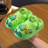 Sandalias y pantuflas para bebés niños y niñas Verano suela suave hogar antideslizantes dibujos animados infantiles zapatos de agujeros de animales pequeños