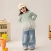 [En Stock] Tops de Primavera para Niñas Elegantes 2026 Nueva Camiseta Mousse Ultra Suave Tejido Personalizable Diseño de Moda