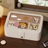 Caja de Joyería Exquisita de Alta Calidad Gran Capacidad Caja de Almacenamiento de Joyería de Mano Collar Pendientes Tachuelas Accesorios para Orejas Caja Nueva 2026