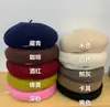 Exportado para a Coreia do Sul e Japão, Boina 100% Lã de Qualidade para Mulheres Outono e Inverno Circunferência da Cabeça Grande Celebridade da Internet Chapéu de Pintor Retrô