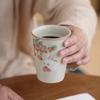 Taza de Coca-Cola Conejo Fresa Ruyao Cerámica Taza Individual Personal para Mujer Gran Capacidad Taza Práctica Taza de Té China Nueva