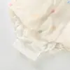 Ranita de Malla Fina de Verano para Bebé con Delicado Diseño de Capullo de Rosa, Body de Tirantes, Ranita Triángulo para Bebé