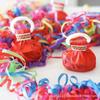 Lanzar a mano cinta telaraña Guirnalda cinta boda fiesta de bodas accesorios de cumpleaños bar anillo de extracción granada