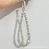 Cadena para Teléfono con Borla y Pedrería Colgante de Perlas de Pedrería Lujoso y Exquisito Cadena de Muñeca con Perlas de Cristal de Gama Alta Lujo Ligero Gama Alta