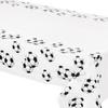 Fiesta de Cumpleaños con Tema de Fútbol en Blanco y Negro de la Copa Mundial Decoraciones de Fiesta Vajilla Bandeja de Papel Vaso de Papel Servilleta de Papel Mantel Set