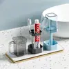 Taza para Lavar para Dormitorio de Estudiantes, Vaso para Enjuague Bucal para Mujeres, Vaso para Cepillo de Dientes, Portacepillos de Dientes, Caja de Almacenamiento, Artículos de Tocador para Niños, Artículos de Tocador para Parejas