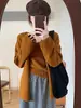 Conjunto de dos piezas de cárdigan de punto suave y holgado estilo coreano y camiseta, nuevo suéter suave, cómodo y moderno para otoño e invierno