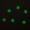 Parche de estrella de PVC con estrellas luminosas para pared de dormitorio infantil, parche luminoso de 3,5 cm