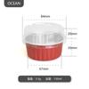 Molde para Pastel de Pudín Taza para Hornear Redondo Papel de Aluminio Caja Mu Si Xue Mei Niang Lata Cartón Horno Freidora de Aire Camarón Huevo