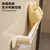 Estante de almacenamiento con drenaje para baño, zapatero tipo trineo para baño, estante de almacenamiento para el hogar sin perforaciones, toallero de pared a prueba de polvo y drenaje