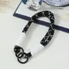 Nova tendência japonesa e coreana cordão de celular trançado chaveiro pingente corda de pulso bolsa decorativa corrente de cor contrastante alça