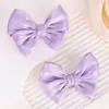 Europeu e Americano Cor Pura Novo Brilhante Terno Laço Jk Crianças Grampo de Cabelo Lolita Preppy Estilo Menina Acessórios de Cabelo 4708