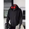 Sudadera de Nuevo Estilo Estilo Hong Kong Holgada Sencilla con Capucha Cardigan para Hombres y Mujeres Otoño e Invierno Moderna Casual Versátil Chaqueta Gris