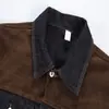Nueva Chaqueta de Mezclilla Lavada para Hombre Otoño/Invierno 2026 Moda Americana Elegante Holgada Casual Chaqueta de Mezclilla para Hombre