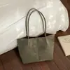 Nova Bolsa de Ombro Retrô de Grande Capacidade Outono/Inverno 2025, Bolsa Tote Moderna e Fashion, Bolsa Versátil de Camurça de Alta Qualidade