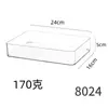 Divisor de Gaveta Caixa Organizadora Embutida Papelaria Acrílico Transparente Mesa Cosméticos Diversos Armazenamento Organização Estilo Muji