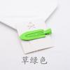Celebridad de Internet Mismo Estilo Color Caramelo Pasador de Metal Sin Marcas Elegante Lindo Clip Lateral en Forma de Hoja Maquillaje Lavado de Cara Tocado