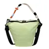 Bolsa Bucket Versátil Multicor para Uso Externo Casual Simples Resistente ao Desgaste Bolsa de Ombro com Cor Contrastante Bolsa Transversal da Moda para Mulheres