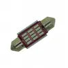 Luz de Placa de Carro LED Decodificação 4014 10 Luzes 12 Luzes 12V Sem Degraus 31-41mm Ponta Dupla Luz Azul Gelo