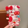 Nuevo Pasador de Pelo de Gato Kt para Niños, Lindo Accesorio para el Cabello, Pinza para Flequillo de Bebé, Adorno para el Cabello con Lazo, Estilo Coreano de Alta Gama