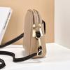 2026 Bolso Cruzado para Mujer Estilo Nuevo Bolso para Teléfono Móvil Mini Bolso Pequeño de Color Contrastante Bolso de Hombro Único de Moda