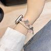 Pulsera de Perla Mariposa Estilo Pequeño Fragante Piedra Ojo de Gato Adecuada para Apple 9 10 S11 Samsung Huawei Fit4 Xiaomi Pulsera