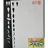 Chan Hua Dibujo de Patrón de Modelo de Papel Tarjeta de Corte Papel Pieza de Papel Plantilla de Modelo de Papel Paquete de Materiales para Pasador de Cabello DIY Accesorios para el Cabello 1