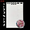 Cartón para envolver flores accesorios para el cabello bolsa de papel con dibujos accesorios papel adhesivo plantilla de papel casera cartón blanco corte de flores broche