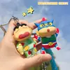 Llavero Original al por Mayor de Crayon Shin Serie Estilo Nuevo Clásico Muñeco de Dibujos Animados Colgante para Mochila Escolar de Hombres y Mujeres Cadena de Joyería