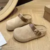 Zapatos versátiles para mujer estilo Birkenstock que aumentan la altura para mujeres menudas, nuevos de verano 2026, pantuflas de suela gruesa súper populares de punta cerrada para uso en exteriores