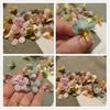 Venta caliente transfronteriza 2cm mini flor de seda multicolor cabeza de flor de margarita guirnalda de flores artificiales accesorios DIY decoración hogar boda