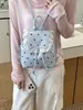 Bolso Femenino Yuezi Estilo Japonés Lunares Estilo Academia de Niña Encaje Mini Mochila Nueva Dulce y Linda Mochila para Padres e Hijos