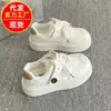 Nuevos Zapatos Deportivos Blancos para Mujer 2026 Primavera/Otoño, Lindos y Divertidos, Gato Pequeño, Escote Bajo, Velcro Lindo, Suela Gruesa, Cordones Delanteros