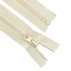 No. 5 Cremalleras de Nylon con Cabeza de Almendra en Stock para Ropa, Chaquetas, Abrigos de Plumas, Ropa de Trabajo, Cremallera de Plástico de Diente Grueso de Apertura Única