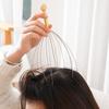 Massageador de Cabeça Polvo Extração da Alma Instrumento de Dragagem de Meridianos de Cinco Garras Rolo de Bola para Coçar o Couro Cabeludo Relaxamento