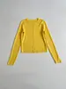 Para Comercio Transfronterizo 2025 Nueva Moda Femenina Estilo Europeo y Americano En Stock Estilo Influencer de Ins Cardigan Francés Calado